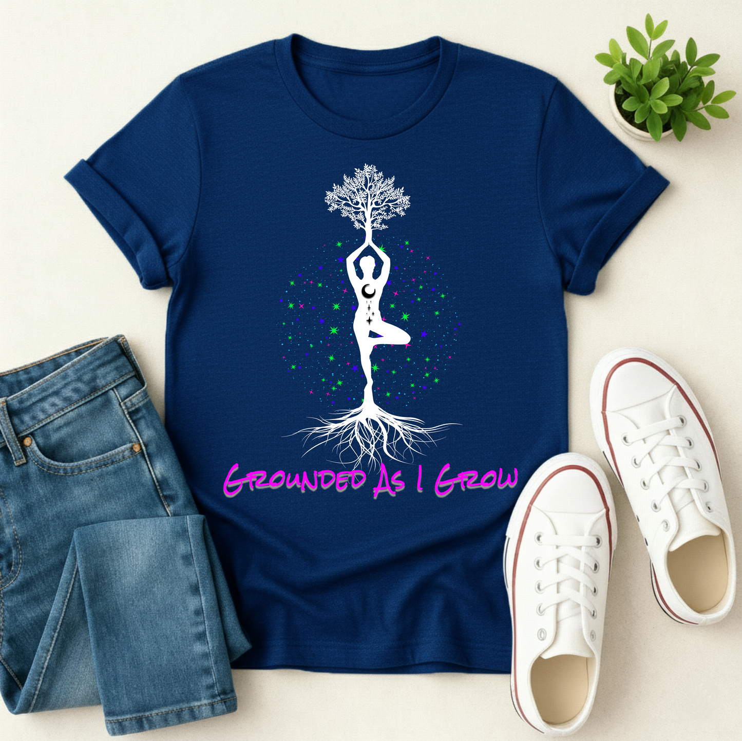 Grounded As I Grow – Women’s Comfy Tee