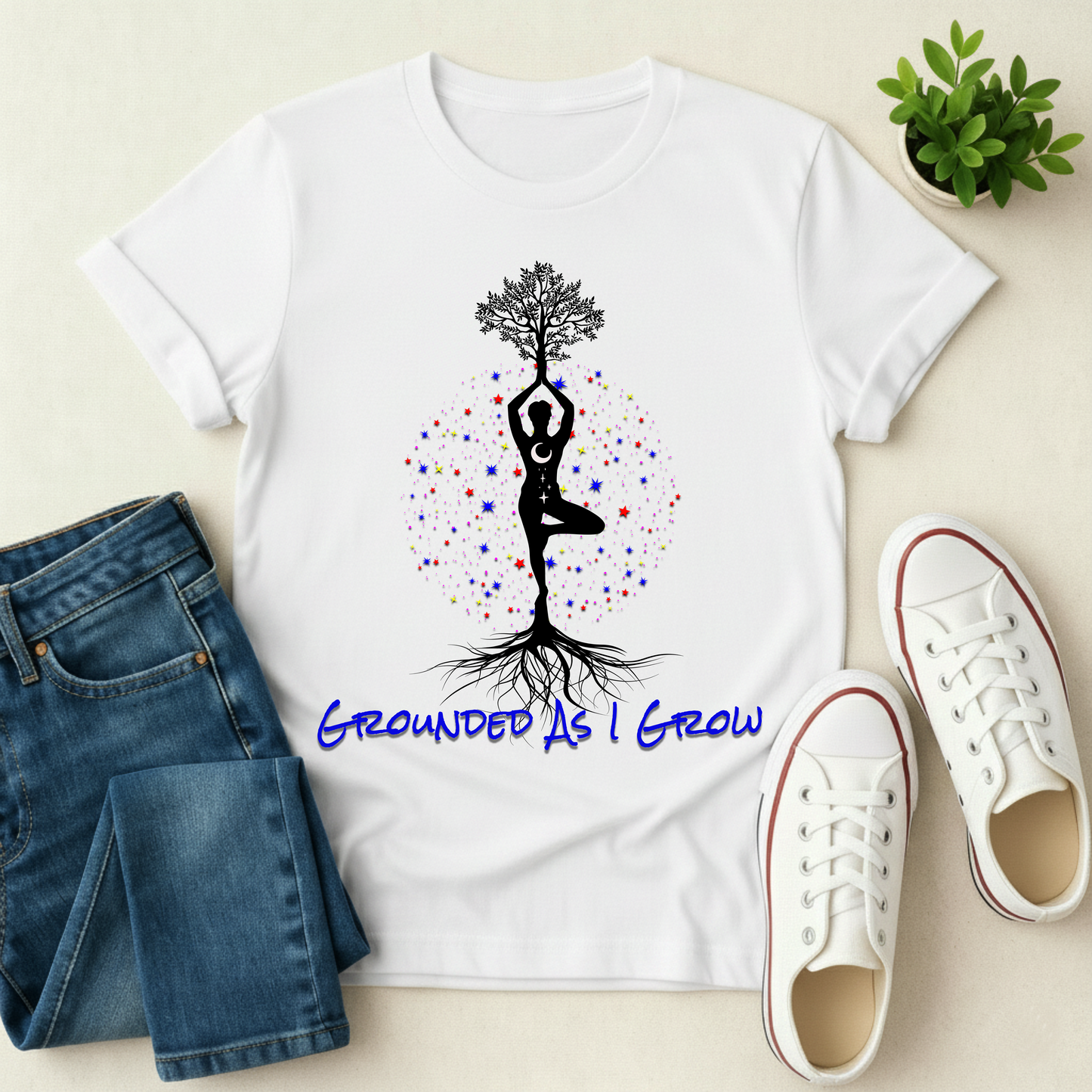 Grounded As I Grow – Women’s Comfy Tee